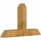Ekena Millwork Portland Rough Sawn Timber Gable Bracket, Western Red Cedar, 48"W x 30"H x 6"D x 6"F, 15/12 Pitch GBW048X30X0606POR00RWR - alternate 2